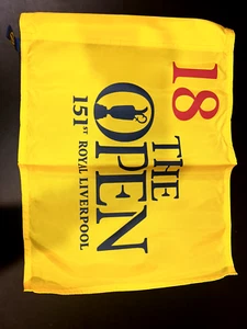 Bandera de golf British Open Royal Liverpool 2023 151º prendedor sin firmar bandera nueva PGA - Imagen 1 de 2