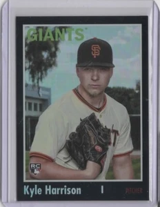 Foilboard negro Topps Archives 2024 #144 Kyle Harrison - Imagen 1 de 2