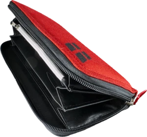 Batman Harley Quinn Logo Ladies Clutch Wallet by Ikon - New, With Tags - Bild 1 von 6