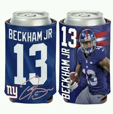 ODELL BECKHAM JR NEW YORK GIANTS  CAN BOTTLE COOZIE COOLER FREE SHIPPING! Cover
