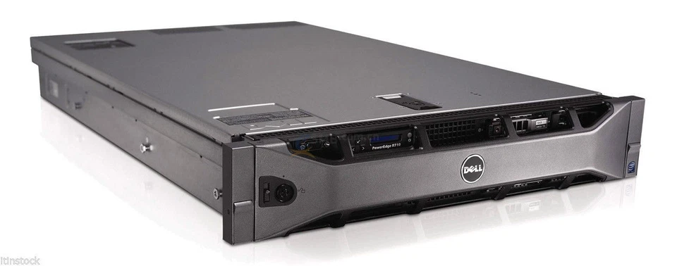 Dell PowerEdge R710 2 x SIX Core XEON X5650 2.66GHz 72GB RAM 6x146GB 2U SERVER - Image 1 of 1