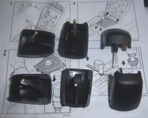 VOLVO Gear Selector Shifter Shift Knob Button w/ Pin Repair Replacement 8698157 - Picture 1 of 4