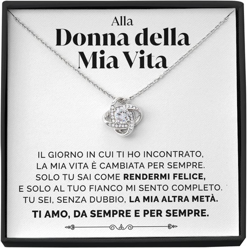 Regali Di San Valentino per Lei Collana Argento 925 Donna Regalo Anniversario