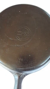 Antike Griswold No 7 kleine Logo frühe glatte Griff Gusseisen Pfanne 701 E - Bild 1 von 12