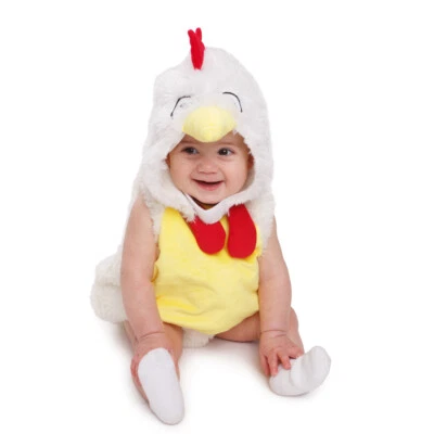 Dress Up America Baby Plush Rooster Chicken - Kids Loveable Costume - Role Play - Image 1 of 4