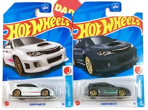 Hot Wheels Subaru WRX STi Gray + White + #21 - 2023 HW J-Imports -JDM 2 cars - Picture 1 of 8