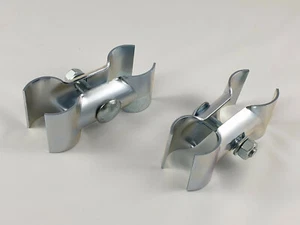 Verbinderschelle BAUZAUNSCHELLE Zaunschelle komplett mit Schraube Mutter Scheibe - Bild 1 von 4