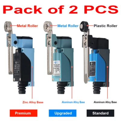 2PCS ME-8108 Momentary Roller Lever Arm Limit Switch for CNC Mill Laser Plasma - Image 1 of 4