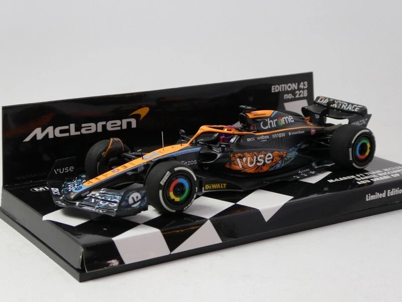 Minichamps Mclaren MCL36 #3 Daniel Ricciardo Abu Dhabi GP 2022 1/43 537226503