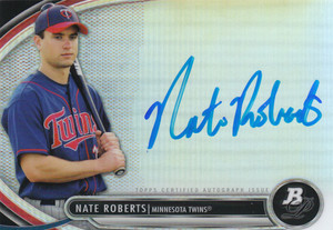 2013 Bowman Platinum Baseball Prospects #BPAP-NR Nate Roberts AUTO Twins