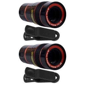 2pcs Practical Outdoor Clip On Macro Lens Macro Camera Lens Single Macro Lens - Zdjęcie 1 z 12