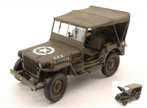 Modellino auto scala 1:18 JEEP WILLYS US ARMY USA diecast modellismo collezione - Foto 1 di 1
