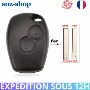 Coque Clé Boitier Vierge Compatible Clio 3 Renault Megane Dacia Duster Sandero - Picture 1 of 6
