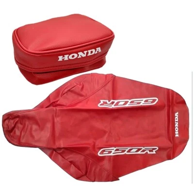 🔴 Funda asiento y guardabarros trasero bolsa honda xr650r xr 650R xr 650R rojo 2000 Foto 1 de 4