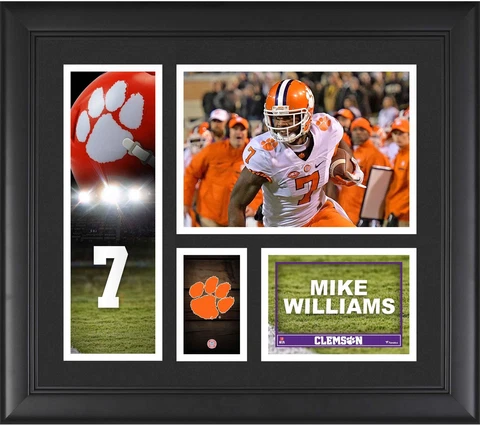 Mike Williams Clemson Tigers Framed 15x17 Player Collage - Fanatics Cover