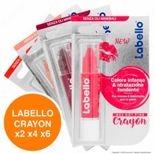 Labello Crayon Lipstick Burrocacao Labbra Matitone Make Up Colorato x2 x4 x6