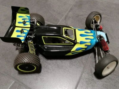 Losi Kinwald XX CR Bodyshell Xcellerator ungeschnittene Reproduktion Lexan mit Flügel
