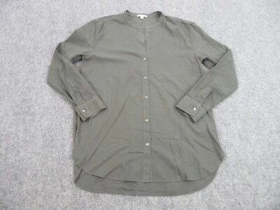 Camisa James Perse Mujer Adulto 4 Verde Abotonada Algodón Preppy Informal Foto 1 de 4