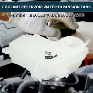 Coolant Expansion Recovery Overflow Tank with Sensor for Audi A4 No.8E0121403A - Picture 1 of 7