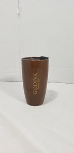 Godiva Belgium Travel Coffee Mug Brown Stone  - Picture 1 of 5