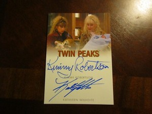 2019 Twin Peaks Archives Kimmy Robertson & Kathleen Wilhoite Dual Autograph