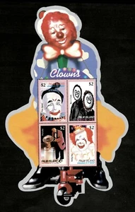 Palm Island 2003 - Clowns, Circus, Comedy, Entertainer - Sheet of 4v - MNH - Bild 1 von 1