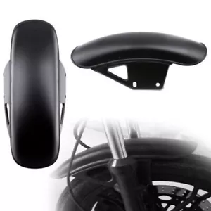Black Motorcycle Front Fender Mudguard Splash Sand Guard Wheel Cover For GN125 - Foto 1 di 9