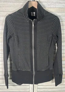 Cabi Sprint Women's S Black Striped Track Jacket #3378 - Picture 1 of 7