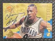 CHAUNCEY BILLUPS 1997-98 Wheels Thunder Stroke Rookie Auto RARE Detroit Pistons