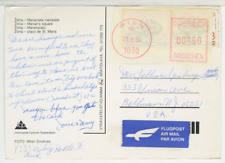 Postal History - Austria To USA Wien Postmark Zilina Marian's Square, Poland C2