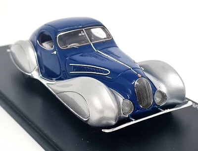 Spark 1/43 Talbot Lago T150C SS Teardrop Coupe Figoni & Falaschi 1937 Blue - Image 1 of 4