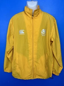 Scotland Rugby Union Track Top Jacket Canterbury Vintage Medium Rare In Yellow! - Picture 1 of 14