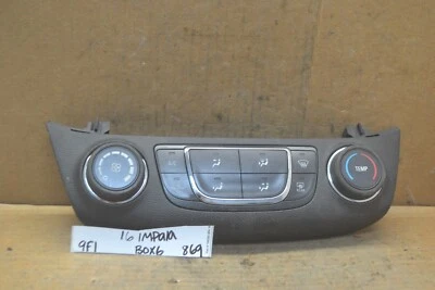 2016-17 Chevrolet Impala temperatura clima CA 23453508 controle bx6 869-9f1 - Imagem 1 de 4