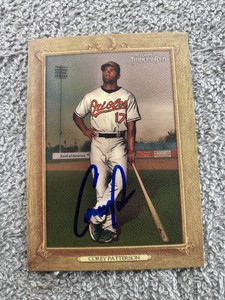 2007 (ORIOLES) Topps Turkey Red #6 Corey Patterson Signed Auto