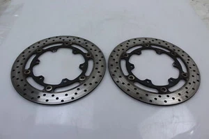 YAMAHA 01-06 FZ1 02-05 ROAD STAR 4.8MM FRONT RIGHT LEFT OEM ROTOR PAIR SET - Picture 1 of 8