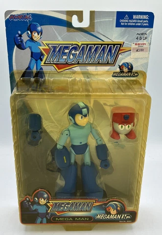 Mega Man 15th Anniversary Action Figure 2003 Jazwares Capcom No. 85041 Rare New Cover