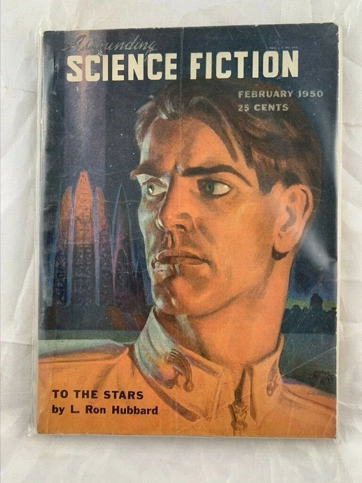 ASTOUNDING SCIENCE FICTION MAGAZINE 2/1950 L.RON HUBBARD ISSUE  - Image 1 of 1