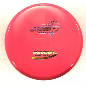 DISC GOLF INNOVA STAR INVADER STRAIGHT FLY PUTTER APPROACH DISK 172g PINK W HOLO - Picture 1 of 1