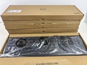 Lot of 6 Dell KB216-BK-US Wired Keyboards - Black - Picture 1 of 4