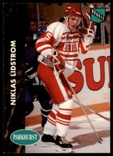 1991-92 Parkhurst #37 Nicklas Lidstrom Rookie