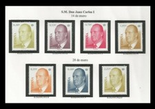 SPAIN SEALS YEAR 2005 - BASIC SERIES DON JUAN CARLOS EDIFIL No. 4142/47 **