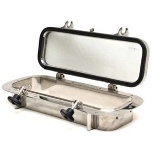 Man Ship Boat Rectangular Window LS-7089S20D | 14 3/4 x 4 3/4 Inch - Bild 1 von 4