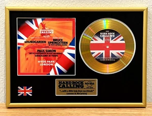 RARE HTF 2012 HARD ROCK CALLING COMMEMORATIVE CONCERT PLAUQE LENNON MCCARTNEY - Picture 1 of 6