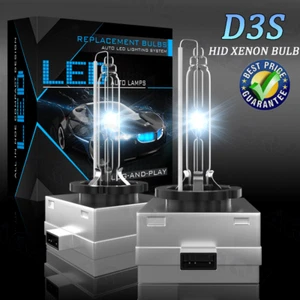 2pcs New OEM D3S 6000K 42403 42302 66340 66340HBI HID Xenon Headlight Bulb set - Picture 1 of 17