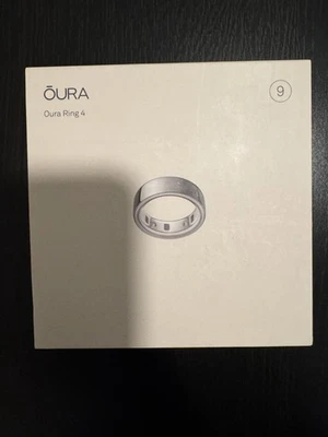 NUEVO SELLADO Anillo Oura 4 Gen 4 - Plateado - Talla 8 - Rastreador Inteligente de Sueño y Salud Foto 1 de 2