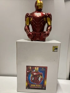 MARVEL 2010 Iron MAN 2 Resin Bust Bank Comic Con Monogram Am NIB - Picture 1 of 11