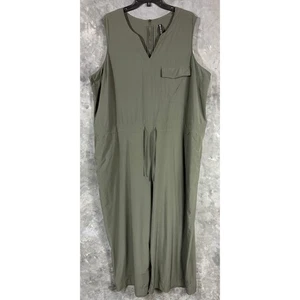 Athleta Damen gedeckter armeegrüner Strampler/Overall Gr. 3X (13739) WIE ABGEBILDET  - Bild 1 von 9