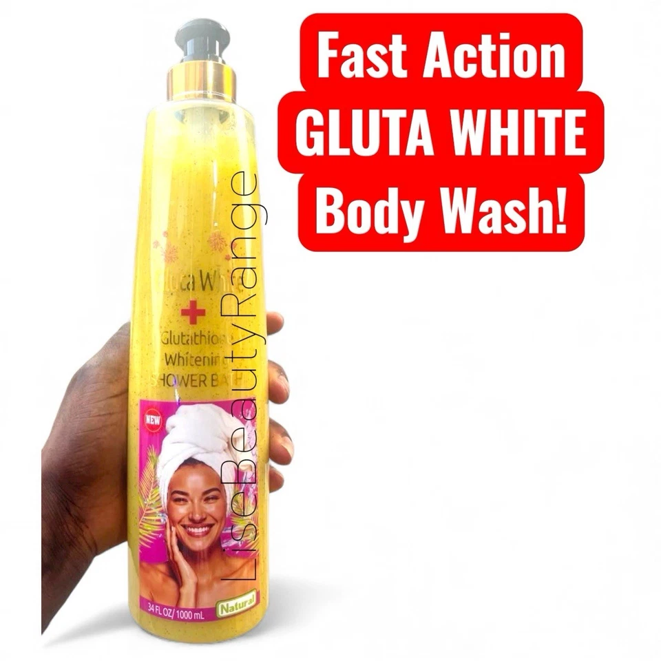 Gluta white shower gel, Whitening Clean & brighter  Skin. Fast Smooth Results X1 - Image 1 of 1