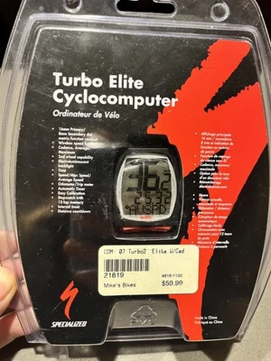 Turbo Elite Cyclocomputer By Specialized - NEW in Box - Image 1 of 2