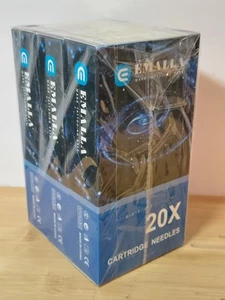 EMALLA Cartridges Tattoo Needles 20 Piece Standard 3 Boxes 60 Total 10-1RL NEW - Picture 1 of 4